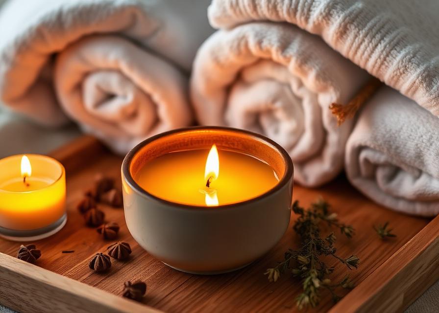 Massagem com Velas